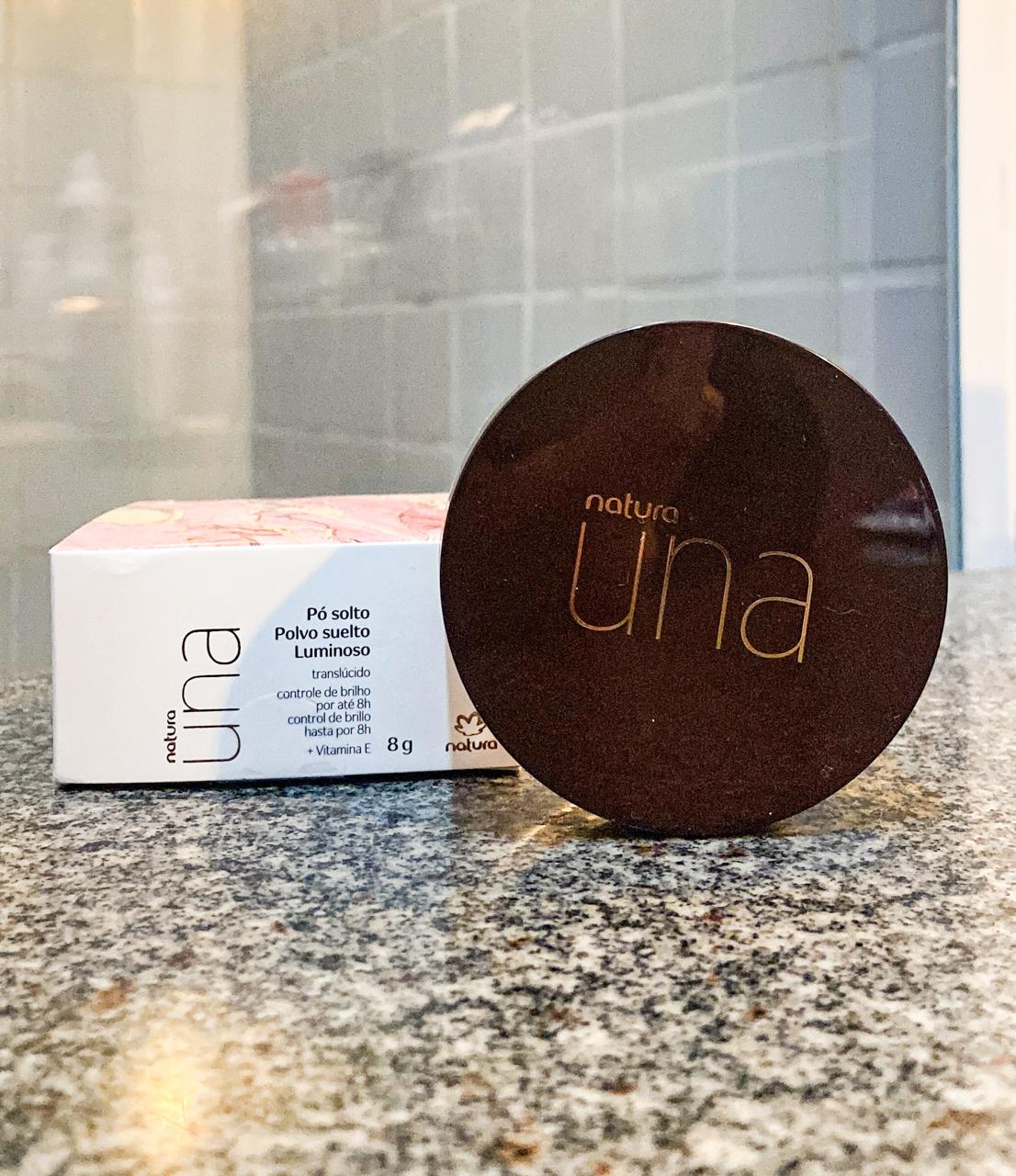 Resenha- Pó Solto Translúcido Luminoso da Natura Una