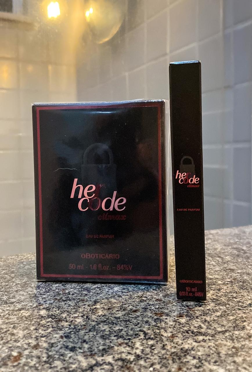 Resenha- Her Code Clímax da O Boticário