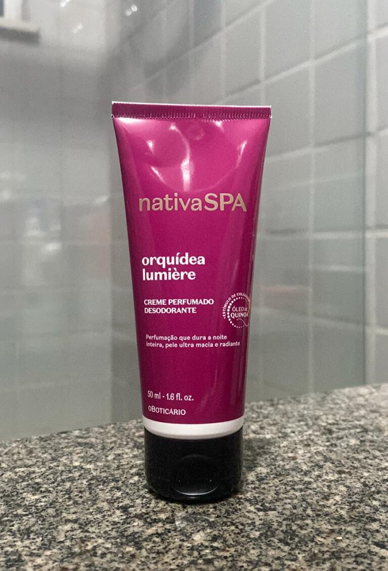 Resenha- Creme Perfumado Desodorante NativaSPA Orquídea Lumière da O Boticário (novo brinde)