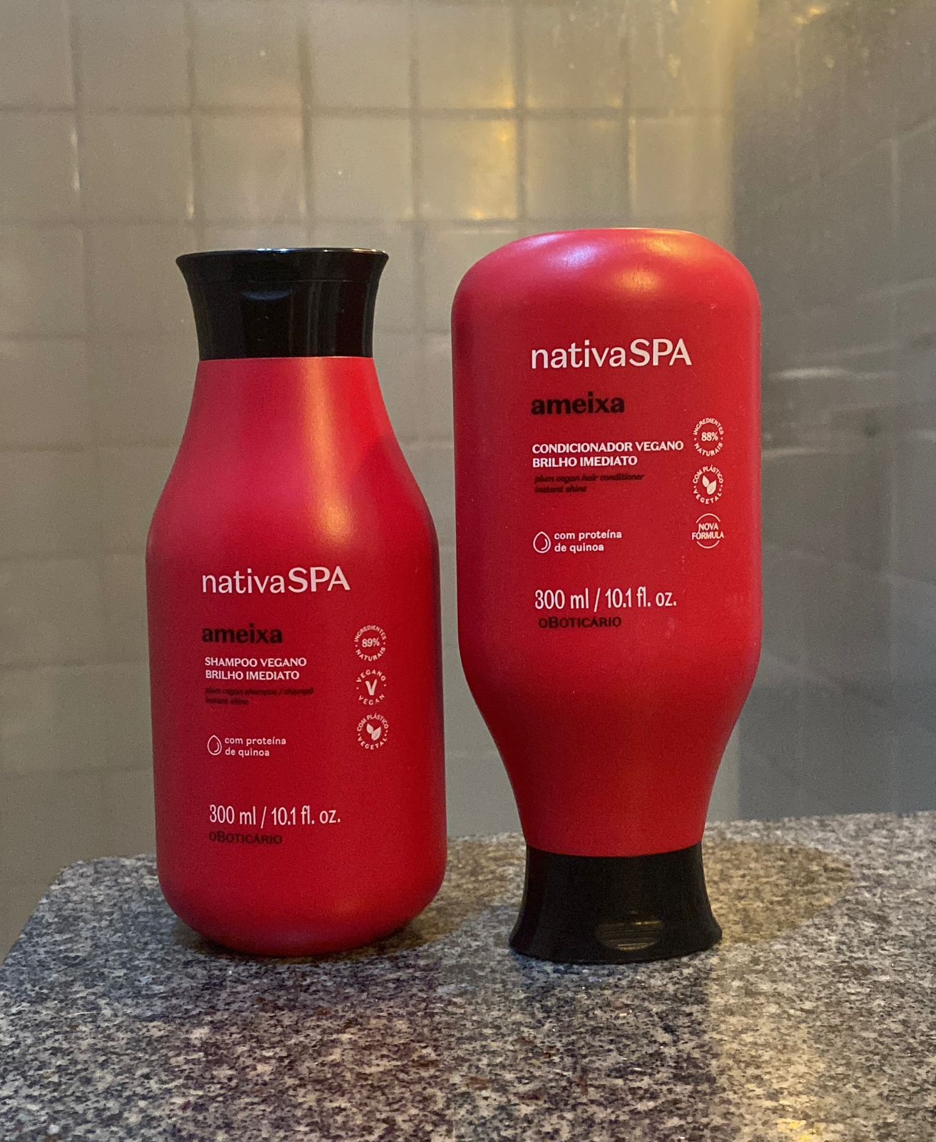 Resenha- Shampoo e Condicionador Nativa SPA Ameixa da O Boticário
