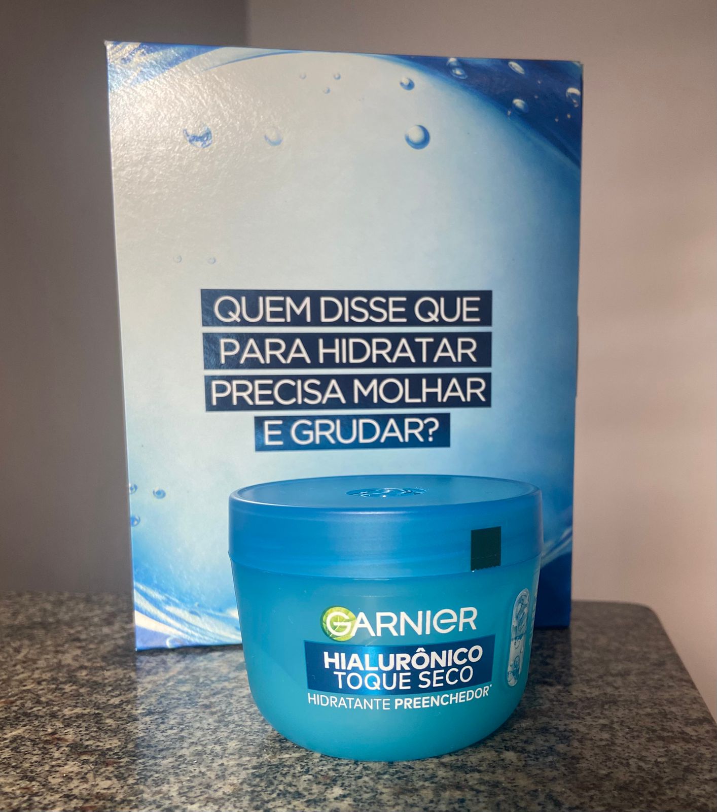 Resenha- Garnier hialurônico toque seco hidratante preenchedor